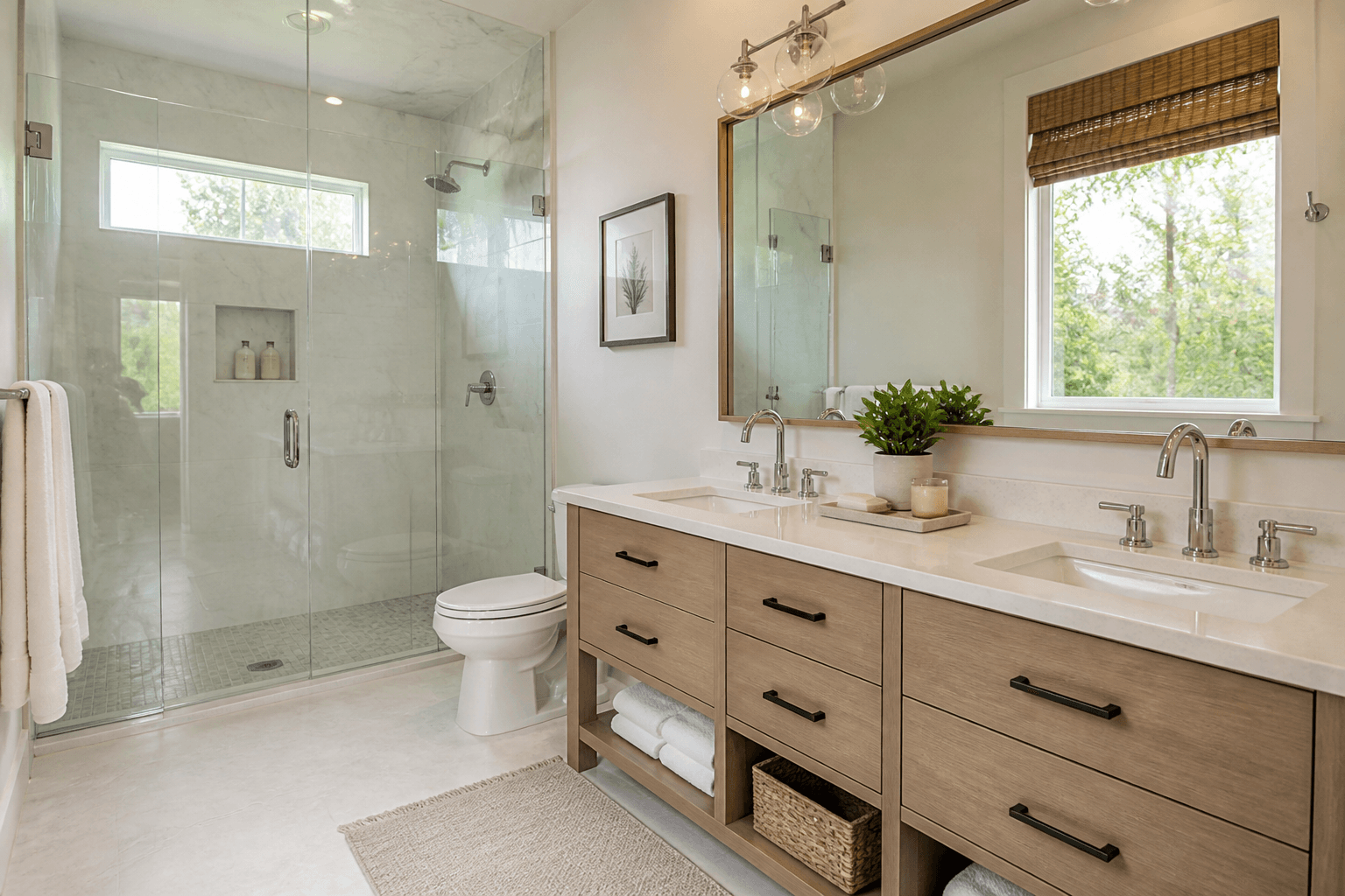 Bathrooms cleaned to the HomeBloom Standard