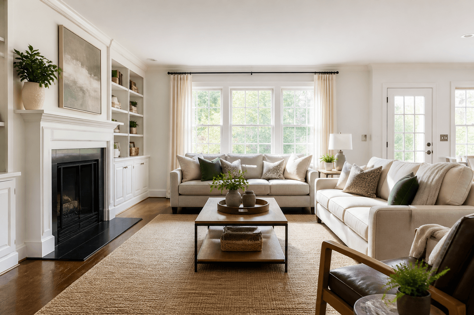 Living spaces cleaned to the HomeBloom Standard